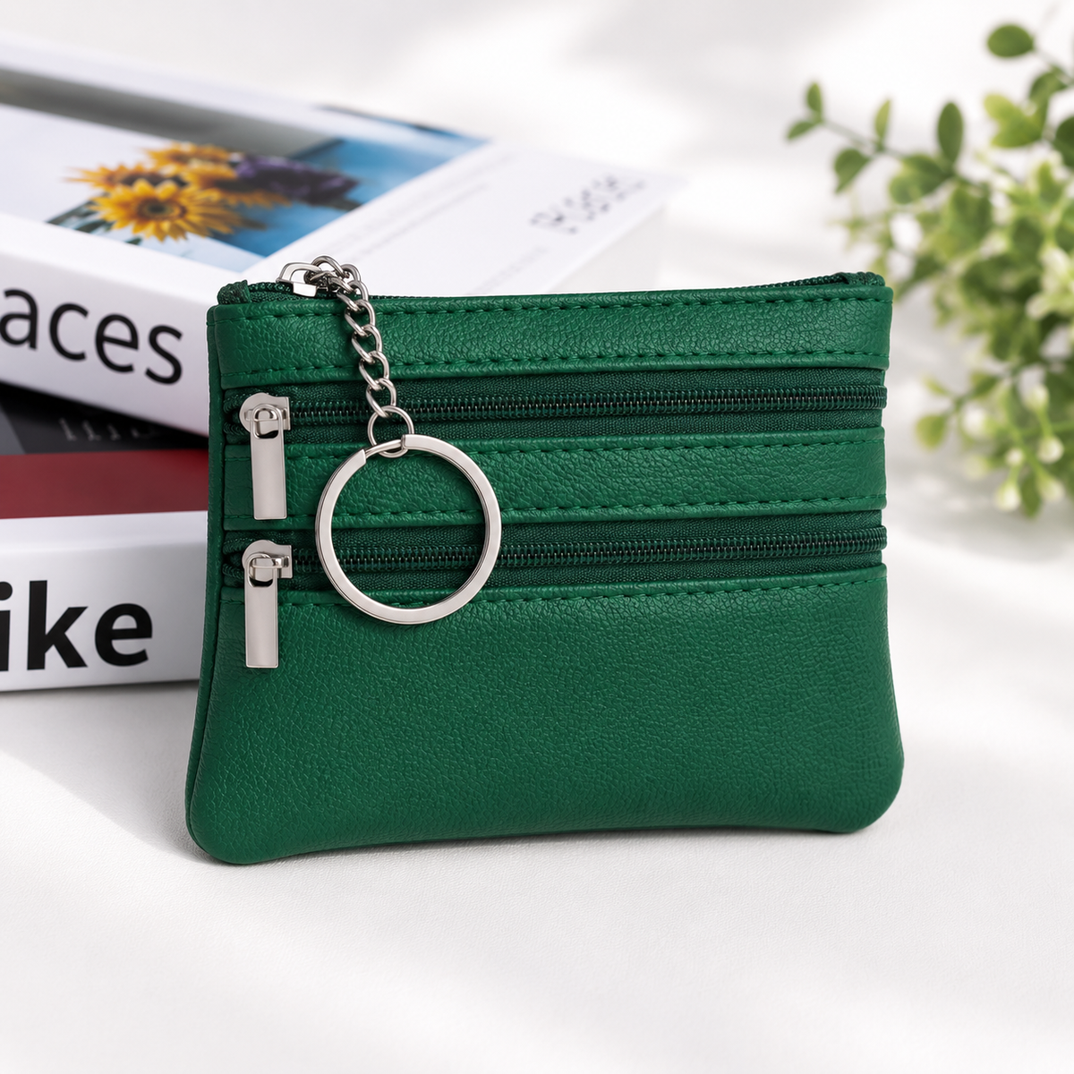 Leather Zip Pouche
