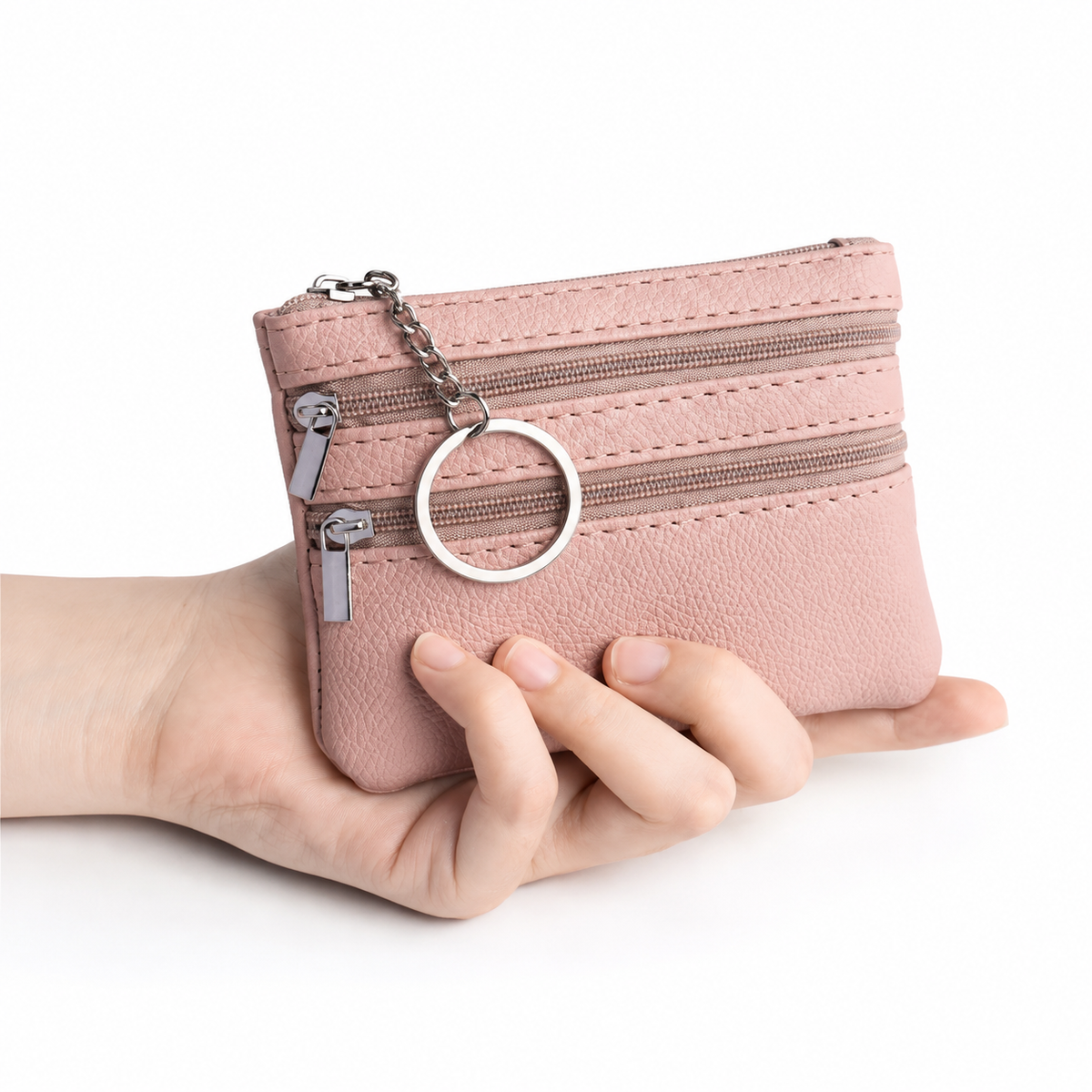 Leather Zip Pouche