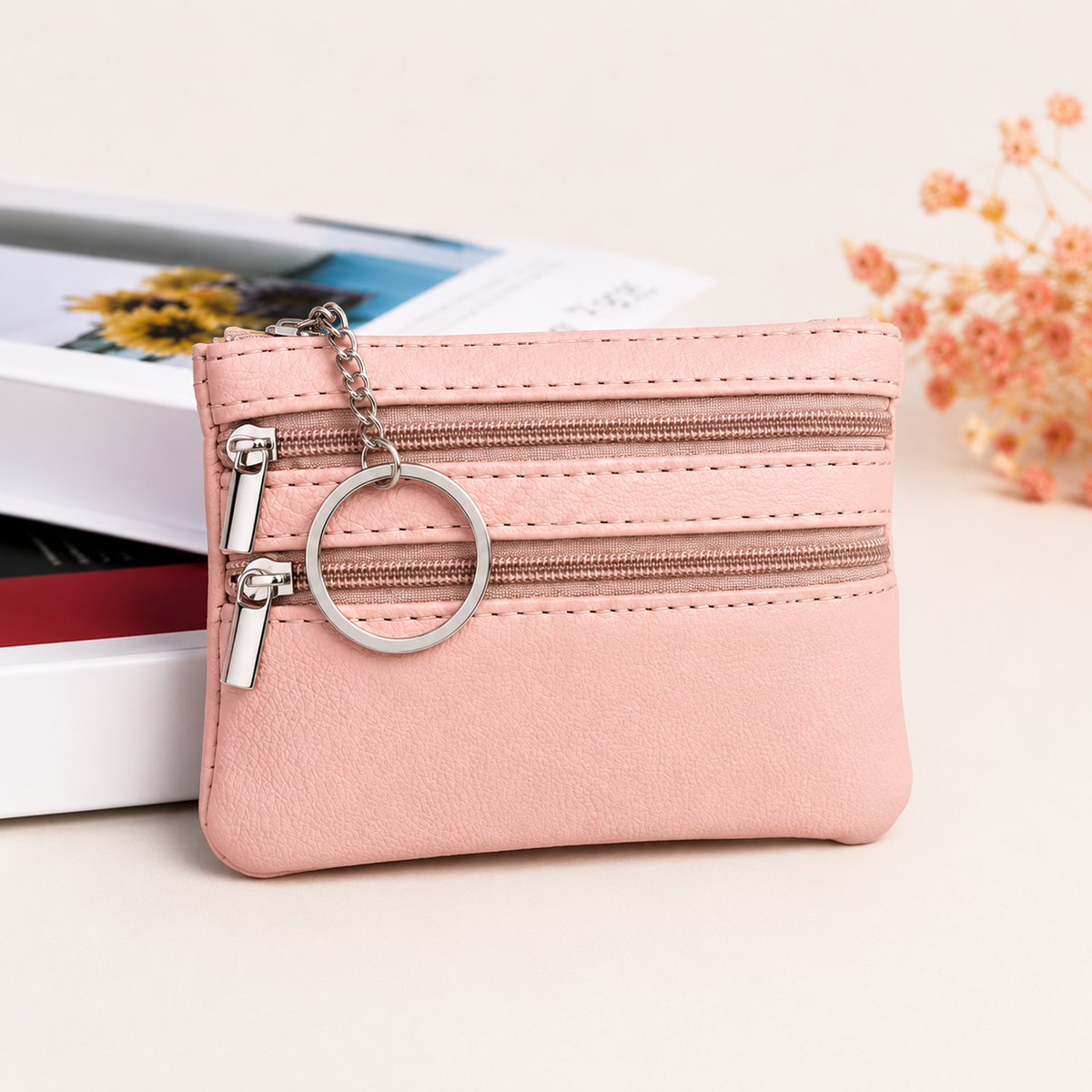 Leather Zip Pouche