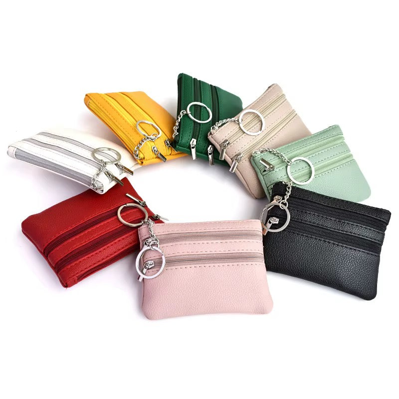 Leather Zip Pouche